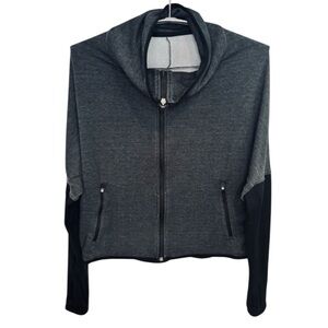 Nike Gray Dri-FIT Full Zip High Collar Jacket